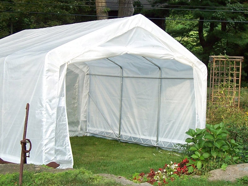 House Style Portable Greenhouse-12’W x 12’L x 8’H