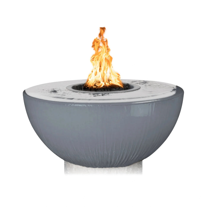 GFRC Concrete 38" Round Sedona 360° Spill Fire & Water Bowl
