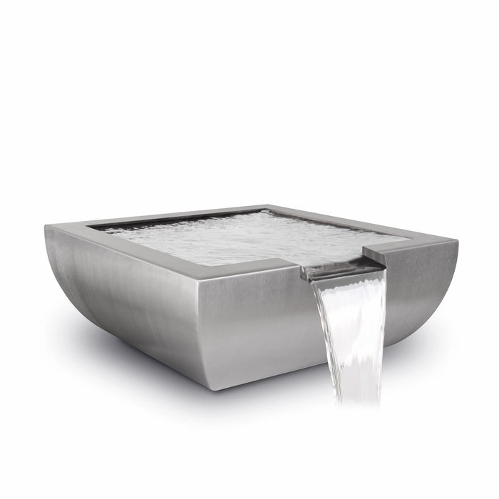 Powder Coated Metal 24", 30", 36" Square Avalon Water Bowl