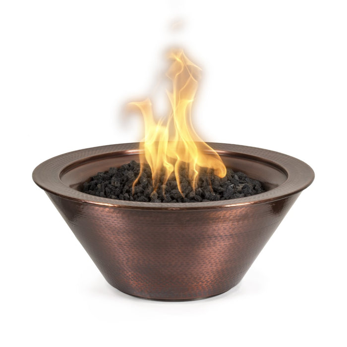 CAZO Fire Bowl ™ – Hammered Patina Copper