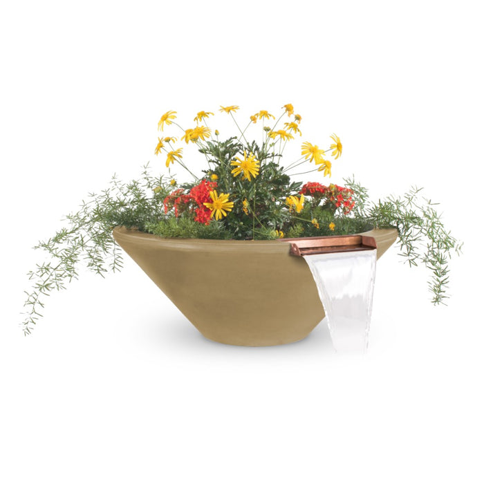 CAZO Planter & Water Bowl ™ – GFRC Concrete (Metallic or Rustic Styles)