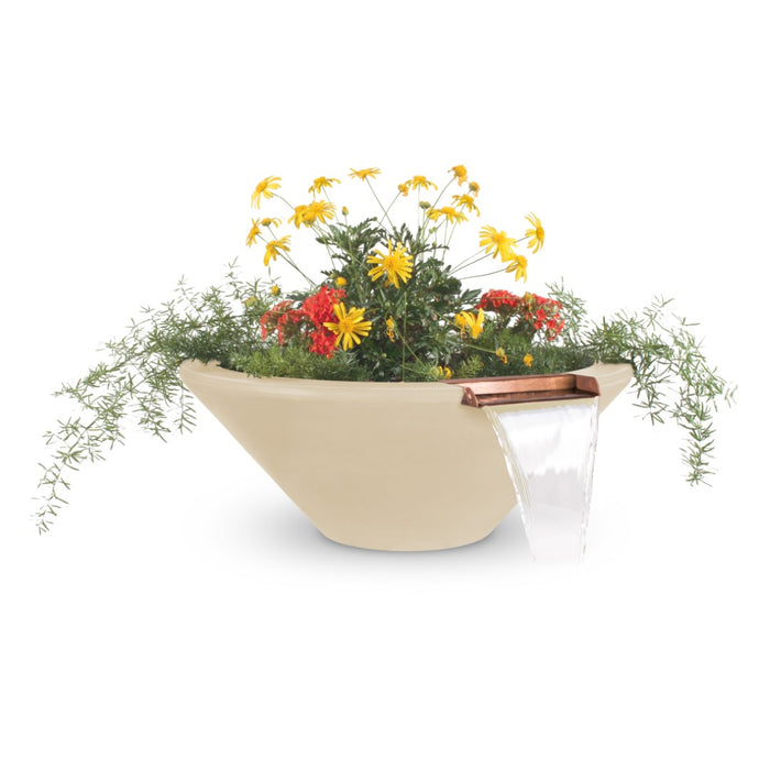 CAZO Planter & Water Bowl ™ – GFRC Concrete (Metallic or Rustic Styles)