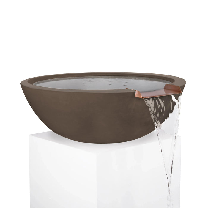 GFRC Concrete 27", 33" Round Sedona Water Bowl