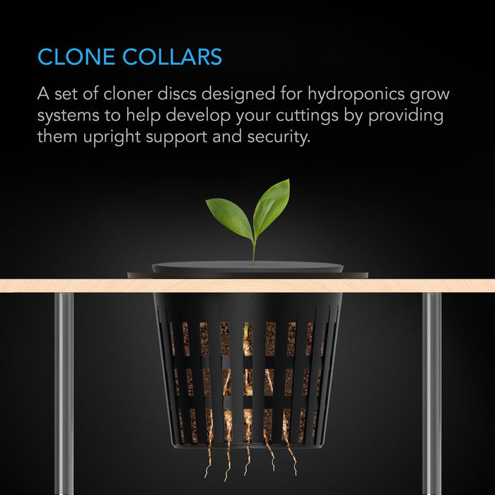 Clone Collars, Disc Inserts 8-Spoke Design, 3-inch, 50-pack
