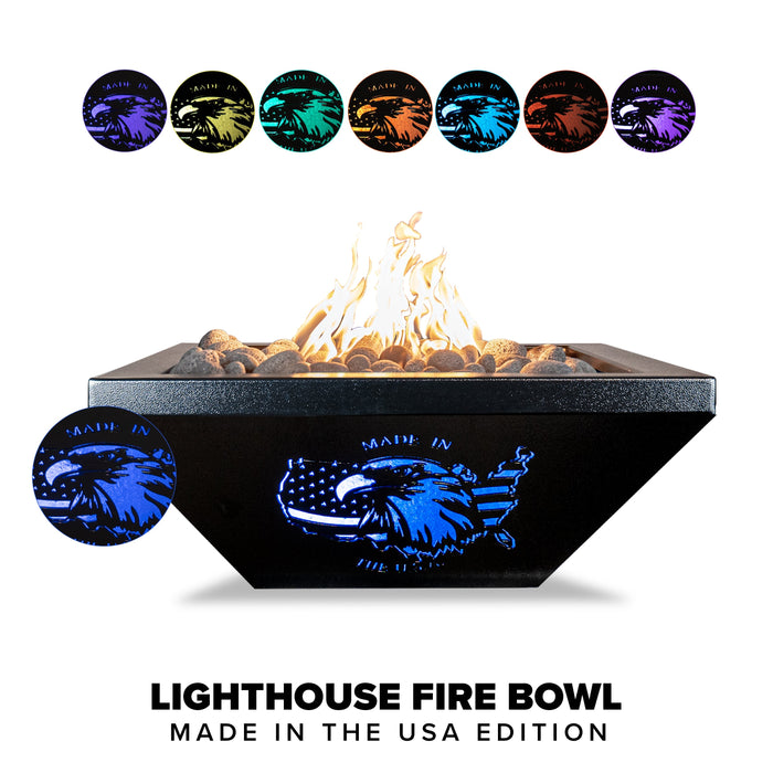 30" Lighthouse Collection Fire Bowl (12 Volt Electronic Ignition)