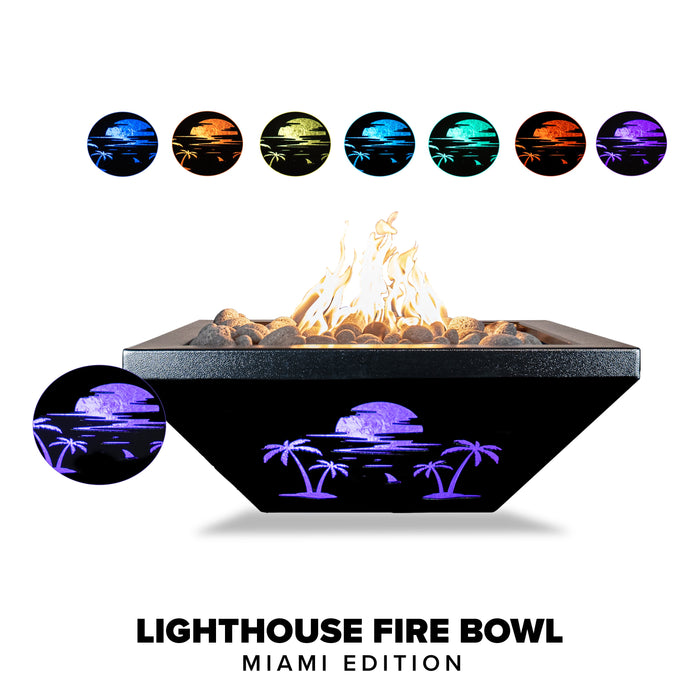 30" Lighthouse Collection Fire Bowl (Match Lit Ignition)