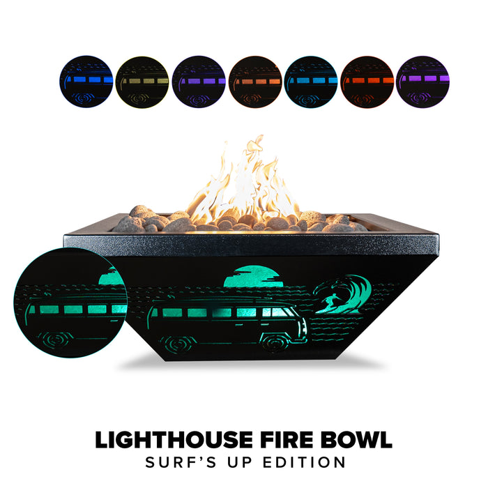 24" Lighthouse Collection Fire Bowl (12 Volt Electronic Ignition)