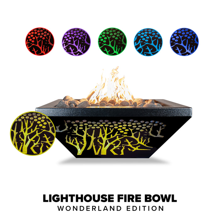 24" Lighthouse Collection Fire Bowl (Match Lit Ignition)